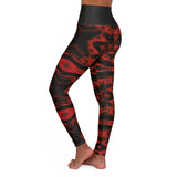 Dark Butterfly High Waisted Yoga Leggings