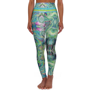 Nebula Fantasy High Waisted Yoga Leggings