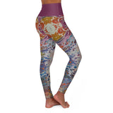 Sunset Reflections High Waisted Yoga Leggings