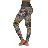 Colorful Reptile Skin High Waisted Yoga Leggings