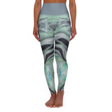 Eye of the Oil Spill High Waisted Yoga Leggings