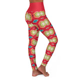 Paint Cup High Waisted Yoga Leggings