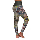 Colorful Reptile Skin High Waisted Yoga Leggings