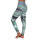 Eye of the Oil Spill High Waisted Yoga Leggings