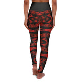 Dark Butterfly High Waisted Yoga Leggings