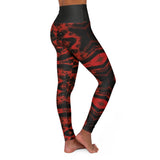 Dark Butterfly High Waisted Yoga Leggings