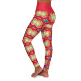 Paint Cup High Waisted Yoga Leggings