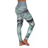 Eye of the Oil Spill High Waisted Yoga Leggings