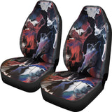 Black Blow Out Car Seat Cover