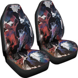 Black Blow Out Car Seat Cover